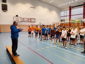 Volejbal okresní kolo SŠ chlapci (21. 10. 2025)